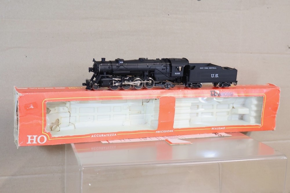 RIVAROSSI 1218 NEW YORK CENTRAL US ARMY 2-8-2 HEAVY MIKADO LOCOMOTIVE 5155 1om