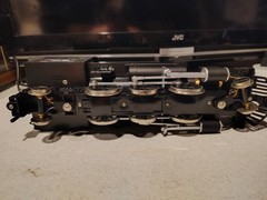 No 9 LARGE G SCALE STEAM LOCOMOTIVE ENGINE 2-6-2 For Parts or Repair