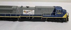 Broadway Limited Blue Line 5057 GE AC6000 CSX #5000 HO