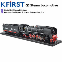 KFIRST HO scale China Railway Steam Locomotive w/Tender DCC Sound & Smoke #6876