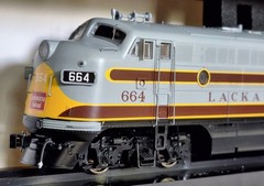 Bowser Exec Ln/Hobbytyme #24636 HO DL&W F-3A #664 Tri-StateRHS/Steamtown/LokSnd
