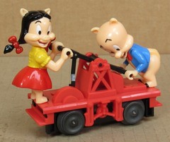 Lionel 18434 Looney Tunes – Porky and Petunia Handcar O-Gauge NOS