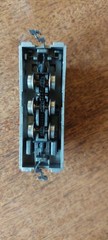 n scale Santa Fe Diesel Switcher Locomotive Red/silver/ yellow. runs perfectly.