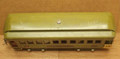 Lionel 338 Observation Car Olive Green With Original Box Standard Gauge