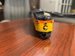 HO Scale Bachmann Chessie System Diesel Loco C&O 7071 -Excellent Used Condition