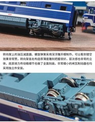 Charming China Railway BJ Locomotive Double Heading Train Model-N scale Collect