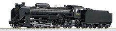 KATO HO gauge D51 standard mass production model railway steam locomotive 1-203