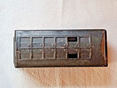 VINTAGE LIONEL TRAIN STEAM LOCO COAL TENDER WAFFLE TOP HOUSING SHELL FRAME 265W