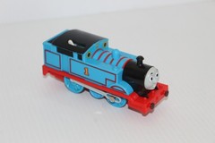 Thomas & Friends Thomas the Tank Engine Motorized Train Toy No. 1 Blue Plastic