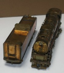 HO – CROWN – PITTSBURGH & LAKE ERIE CLASS A-2a 2-8-4 – UNPAINTED- ORIGINAL BOX