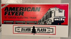 S GAUGE AMERICAN FLYER/LIONEL #6-49606 SILVER FLASH PASSENGER SET UNUSED
