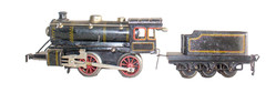 1920’s German Kraus Fandor 0-gauge Tin Lithographed Clockwork Locomotive