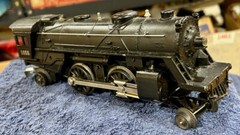 Lionel 1655 Locomotive with Box and 6654W Whistle Tender with Box Nice