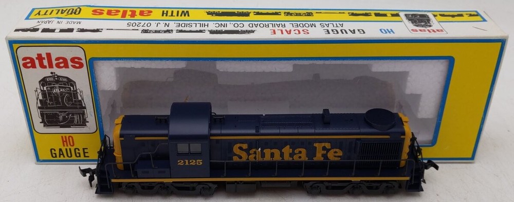 Atlas 8172 HO Scale Santa Fe RSD 4/5 Diesel Locomotive #2125 EX/Box