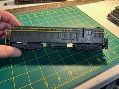 HO Athearn Trainmaster HO Custom Painted Jersey Central 2408 DC Runs