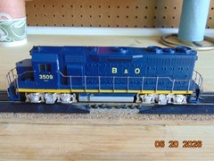 Baltimore & Ohio Railroad GP35 HO Locomotive with Digitrax DCC.