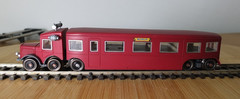 Marklin 3124 HO gauge Micheline Type 11 railcar in red livery