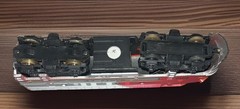 Vintage Tyco HO Scale Santa Fe #4015 Diesel Locomotive F9 Engine Red Warbonnet