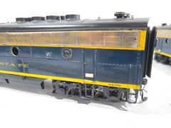 All Nation O Scale 2-Rail F-3 AB Diesel Loco DCC Sound ATSF Santa Fe Zinc Brass