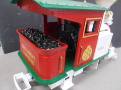 KALAMAZOO ~ CHIRSTMAS 0-4-0 POWERED LOCOMOTIVE # 1990 ~ RUNS FINE ~G SCALE