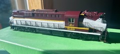 HO Scale Overland Brass Alco RSD7 Demonstrator #DL601 Omi 6900.1