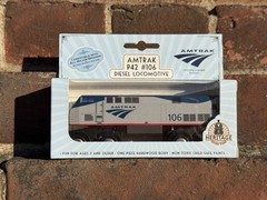 Amtrak Genesis P42 Wooden Train Locomotive 106 New In Box