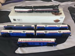 HO Broadway Limited GS-4 4-8-4 #4449 American Freedom Train w/5 Lionel AFT Cars