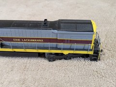 ALCO Models HO Brass D-137 G.E. U-33C Diesel Locomotive Erie LackaWanna 3307