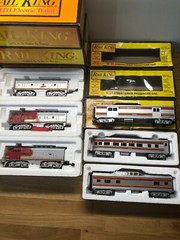 MTH SANTA FE SET WITH 30-40211A F3 DIESEL A W/TWEEN MOTOR& PROTO SOUND DUMMY A,