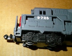 N Scale High Speed # 418 Southern Pacific 9725 Diesel Locomotive Railroad Nice