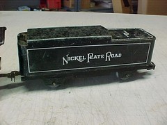 Marx O Gauge 0-4-0 Steam Locomotive Nickel Plate Road 941 Tender