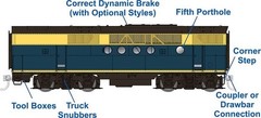 Rapido ~ HO Scale ~ EMD FT Booster ~ Santa Fe AT&SF ~ DCC Sound ~ 053508
