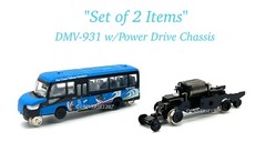 N Scale Tomytec Asa Coast Railway Dual Mode Vehicle DMV-931 w/Power Drive Unit