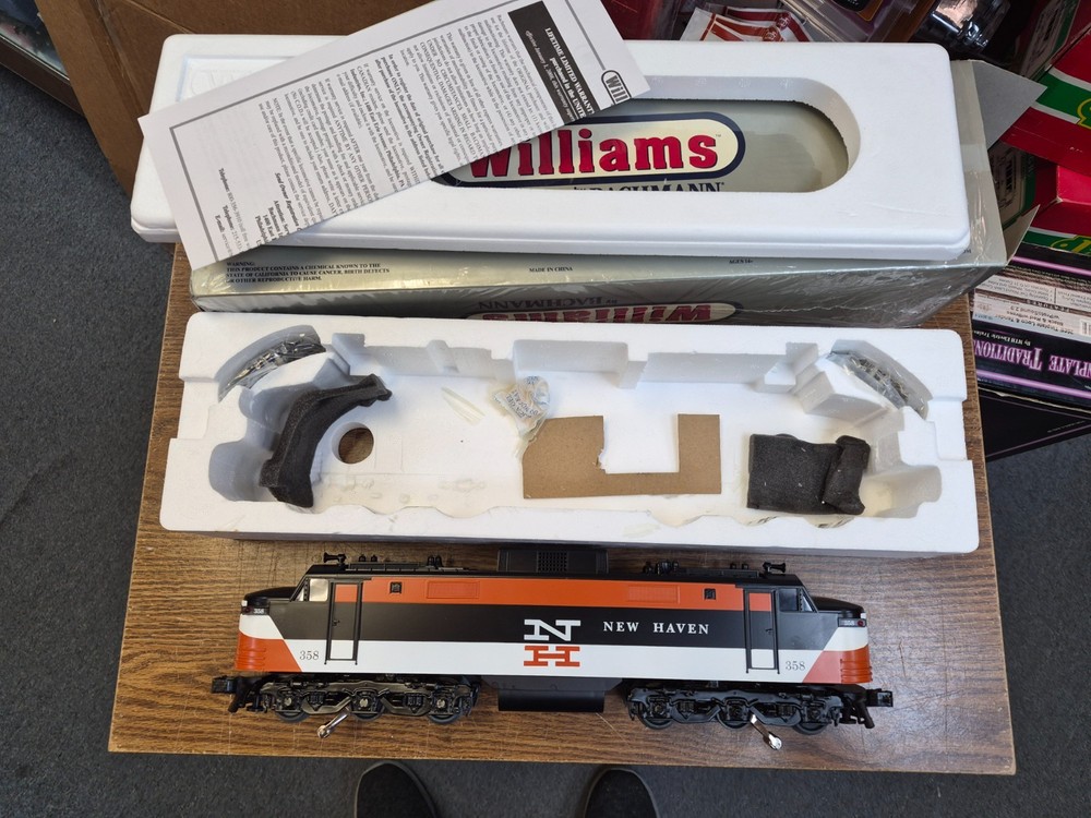 WILLIAMS by BACHMANN 41901 NEW HAVEN EP-5 TRUEBLAST HORN/BELL O GA RD # 358