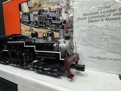 Lionel 6-28022 TMCC West Side Lumber three-truck Shay steam engine #10 LNIB