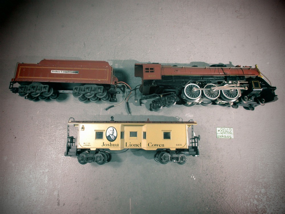 LIONEL Joshua Lionel Cowen Locomotive 8210 & Tender + MATCHING 6421 CABOOSE.