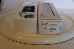 HO Scale E-R Models, Alco FA-1 Diesel Locomotive, Black Undecorated