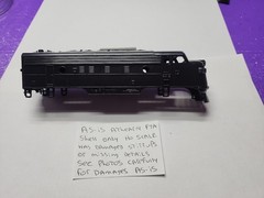 AS IS SHELL ONLY F7A Athearn HO Scale Undecorated Black DAMAGED STIRRUPS DETAILS