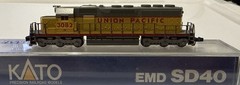 Kato N Scale 176-20X EMD SD40 Diesel Locomotive Union Pacific #3082 NIB NEW