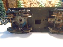 LIONEL VITG DIECAST 2-4-2 STEAM LOCOMOTIVE No 1110,TESTED,SCOUT TENDER 5-164-5