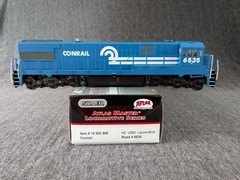 Atlas HO U30C, Conrail #6535, Item #10 003 906, Silver Series DCC Ready.