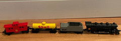 Vintage Atlas Model Railroad Company Shell Oil Die Cast Train Car Set-HO Used