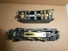 Vintage HO Scale Diecast Penn Line 68 Steam Locomotive with PA Tender