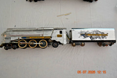 AMERICAN FLYER S Gauge 356 SILVER & 655 Passenger Cars Set