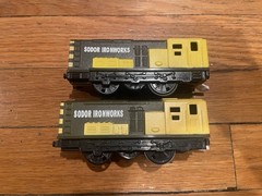 Trackmaster Thomas & Friends 2014 Sodor Ironworks Arry and Bert works