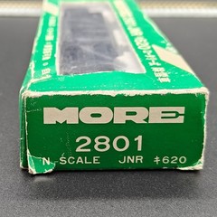 MORE 2801 JNR 620 Powered Rotary Snow Plow N Scale Black Undecorated Tested