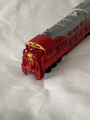 Bachmann N Scale Locomotive Santa Fe GE U36B Diesel 51-640-02 Red Silver