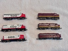 Trix • N Scale • Soo Line • F7A • #209 • Custom Painted • Tested Runs Well