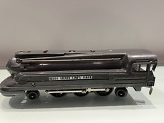 Lionel 1668E Streamlined Torpedo Steam Locomotive. Gunmetal Color. Runs well.
