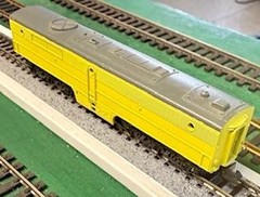 N scale Con Cor/Kato unlettered yellowPB-1 dummy diesel engine w Rapido couplers